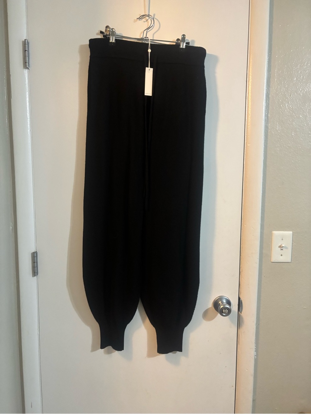 Black Harem Rebecca Taylor Jogger Pants